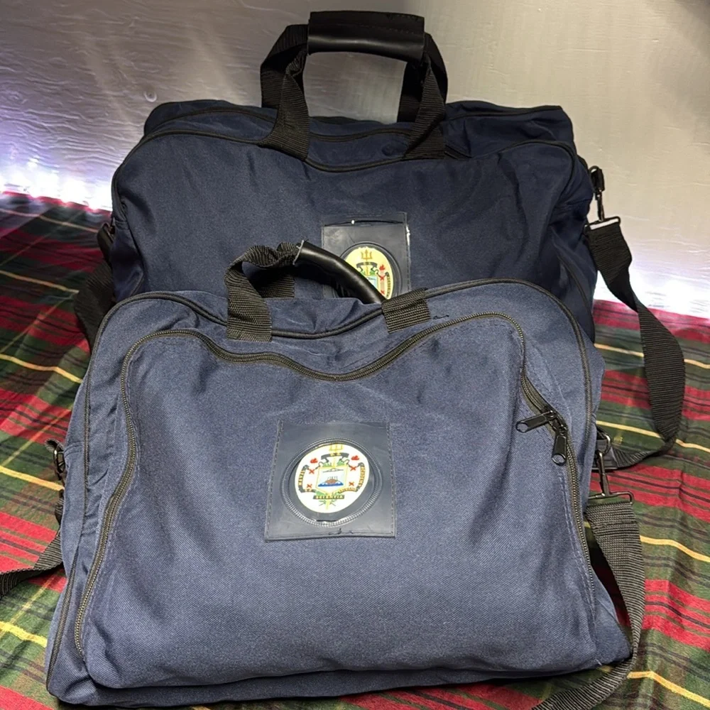Vintage US naval Academy, duffel bag and messenger bag luggage new